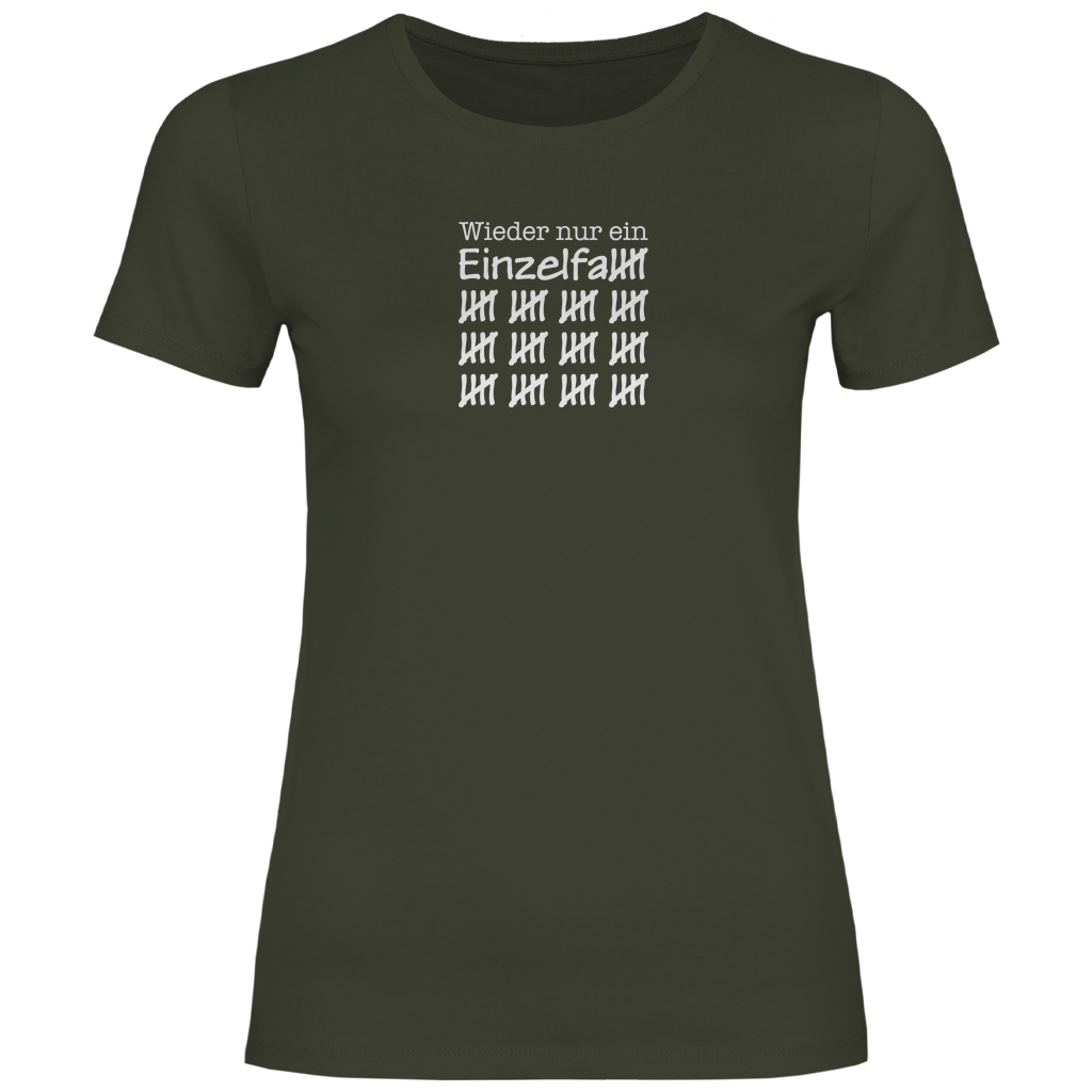 Damen T-Shirt Wieder nur ein Einzelfall