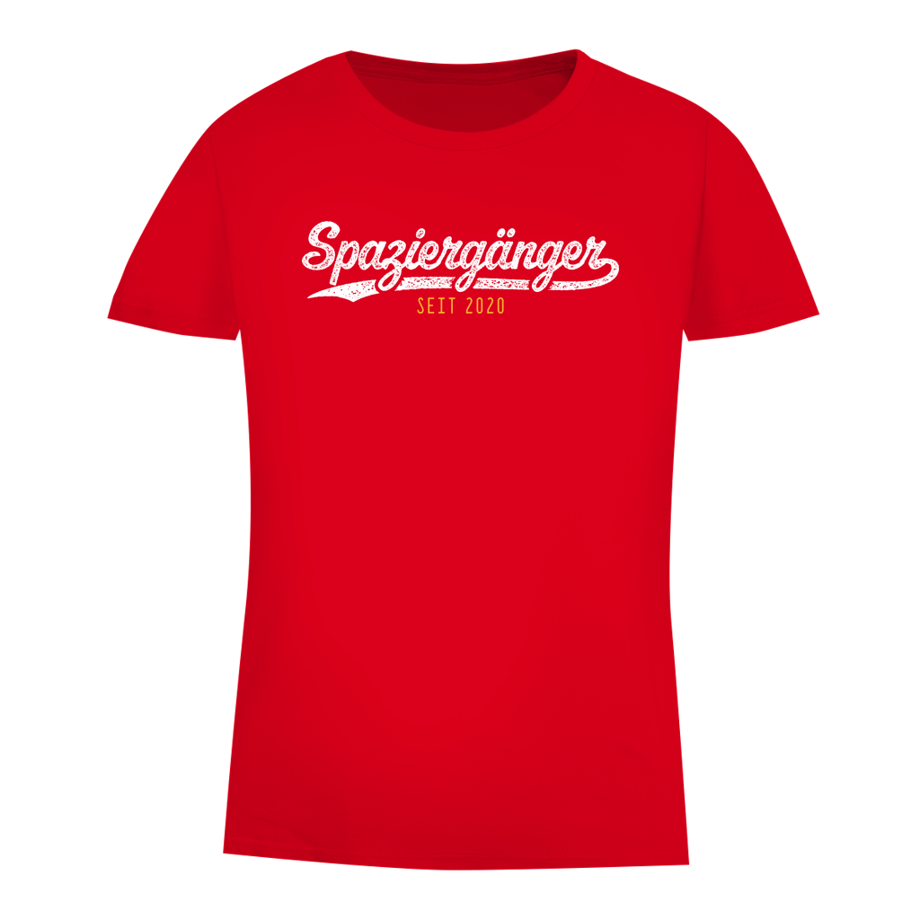 Damen Premium Bio T-Shirt Spaziergänger seit 2020