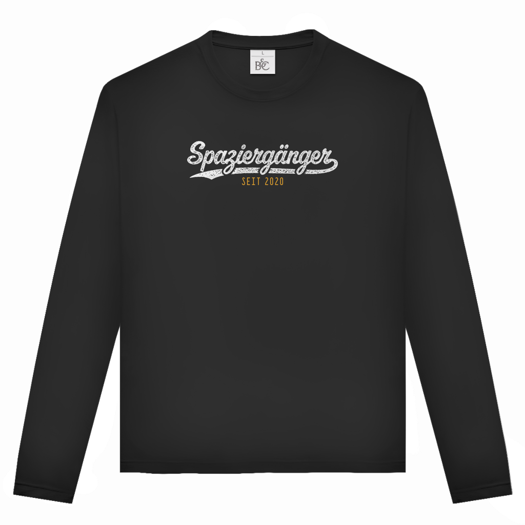 Unisex Langarmshirt Spaziergänger seit 2020