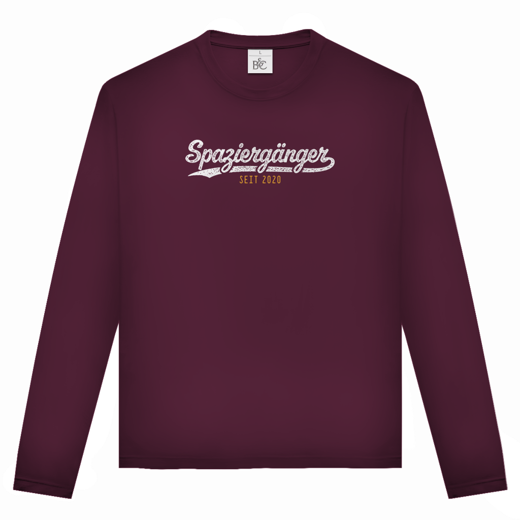 Unisex Langarmshirt Spaziergänger seit 2020