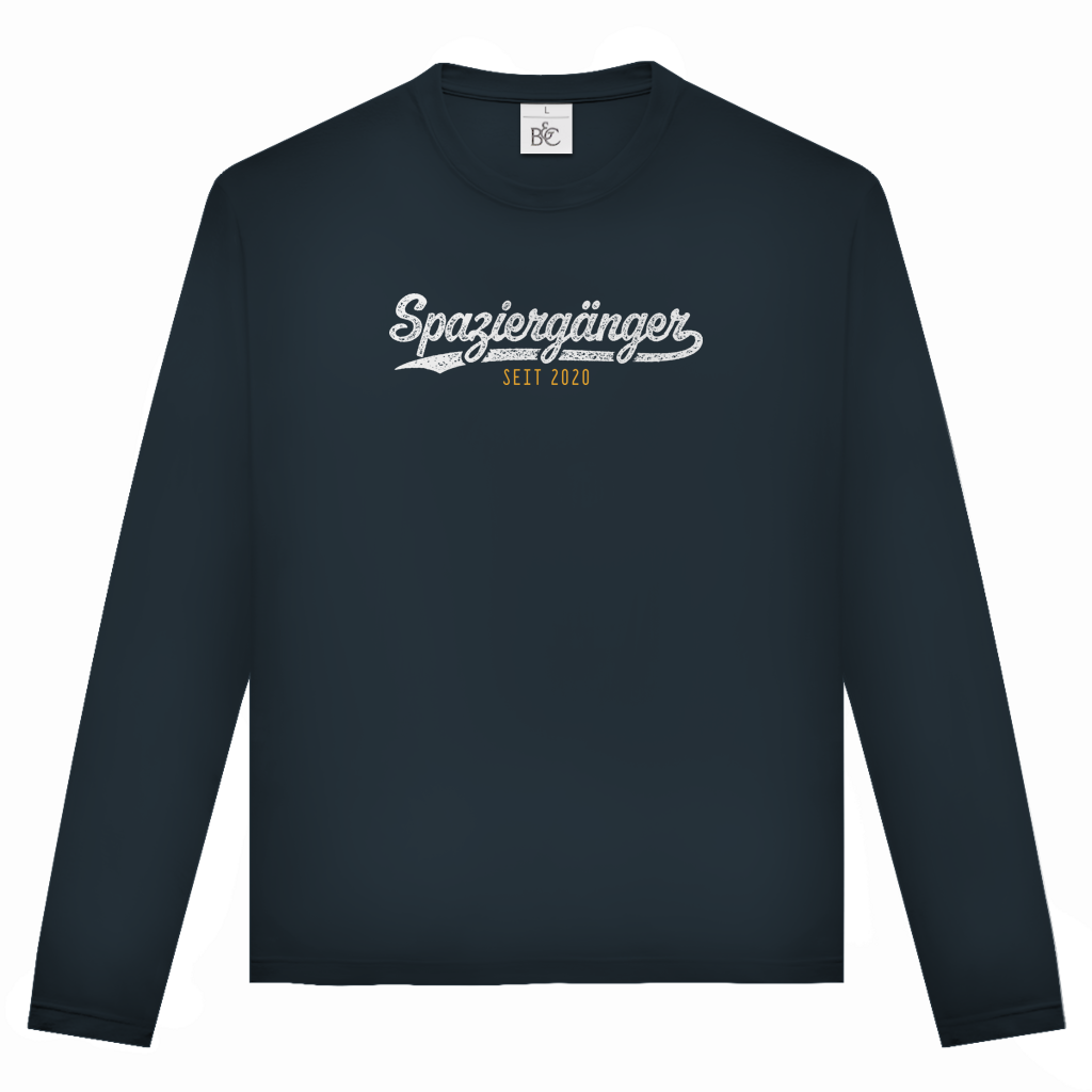 Unisex Langarmshirt Spaziergänger seit 2020