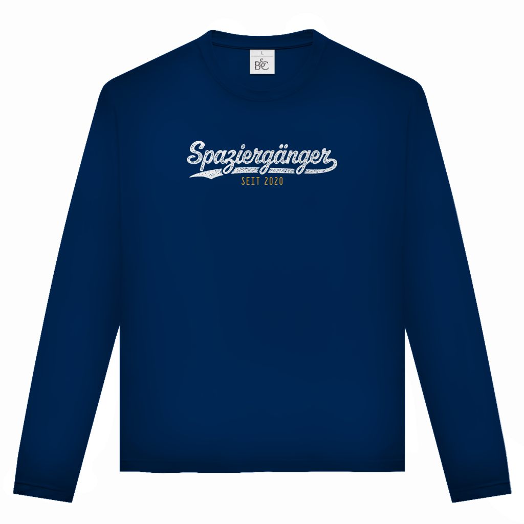Unisex Langarmshirt Spaziergänger seit 2020