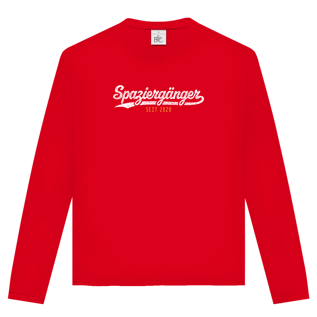 Unisex Langarmshirt Spaziergänger seit 2020