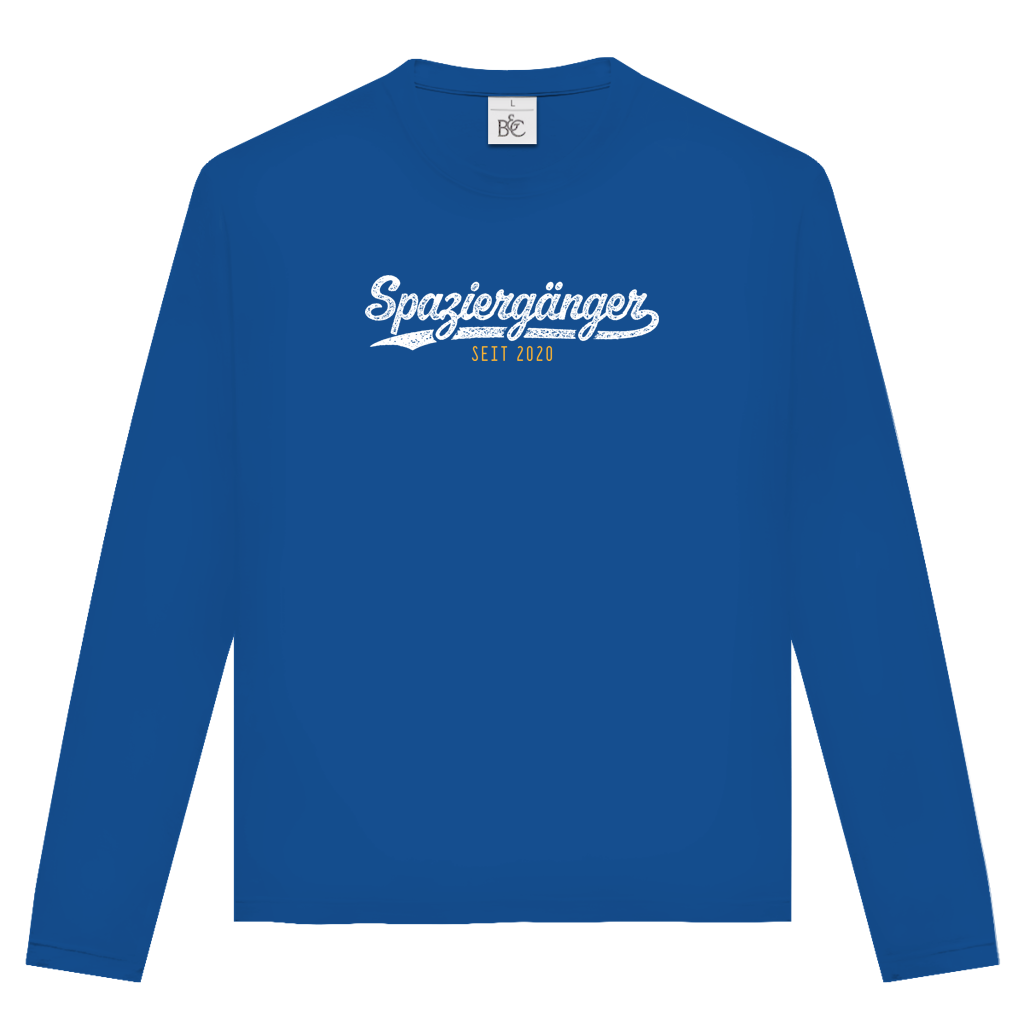 Unisex Langarmshirt Spaziergänger seit 2020