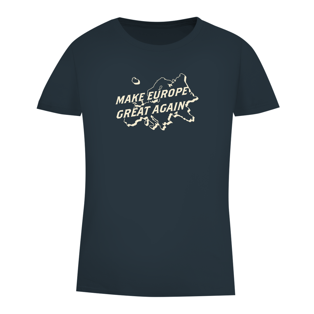 Damen Premium Bio T-Shirt Make Europe Great Again