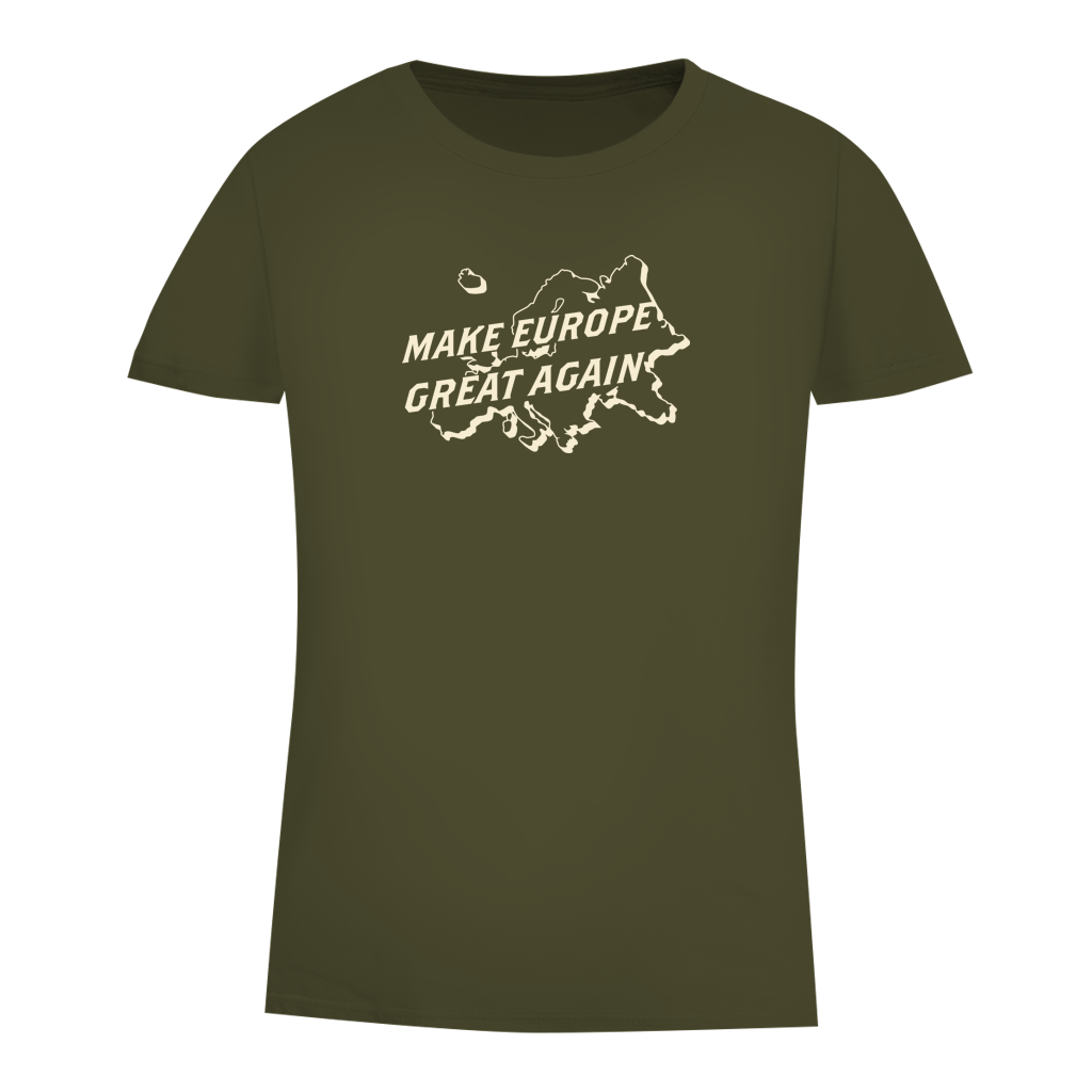 Damen Premium Bio T-Shirt Make Europe Great Again