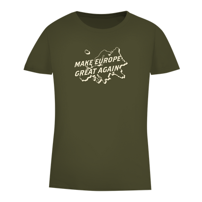 Damen Premium Bio T-Shirt Make Europe Great Again