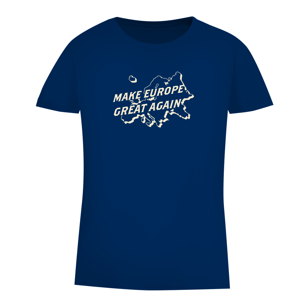 Damen Premium Bio T-Shirt Make Europe Great Again