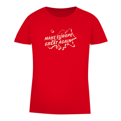 Damen Premium Bio T-Shirt Make Europe Great Again