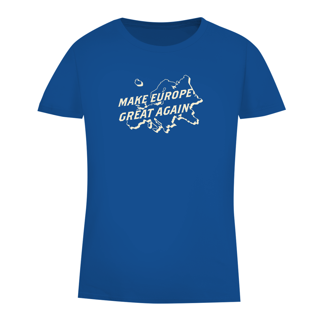 Damen Premium Bio T-Shirt Make Europe Great Again