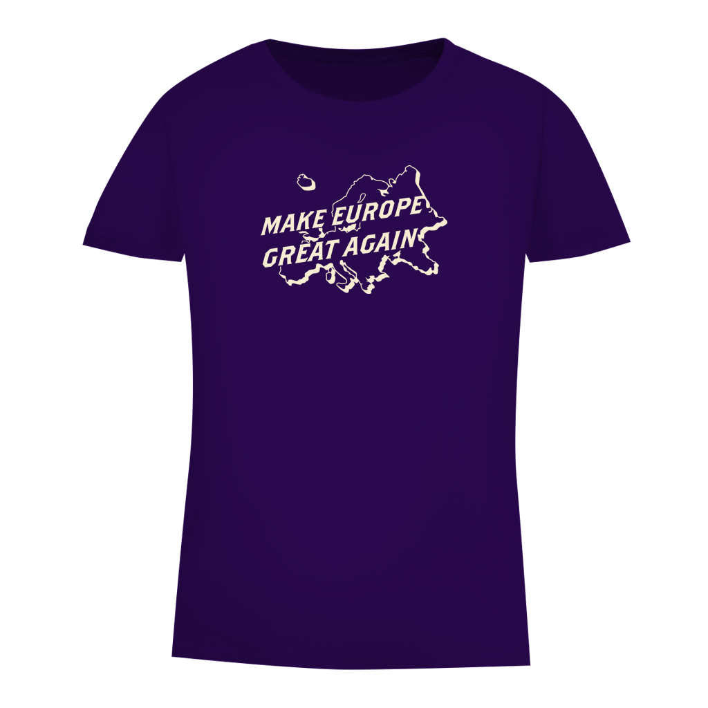 Damen Premium Bio T-Shirt Make Europe Great Again