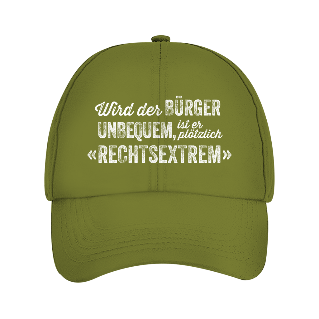 Dad Cap Wird der Bürger unbequem, ist er plötzlich rechtsextrem