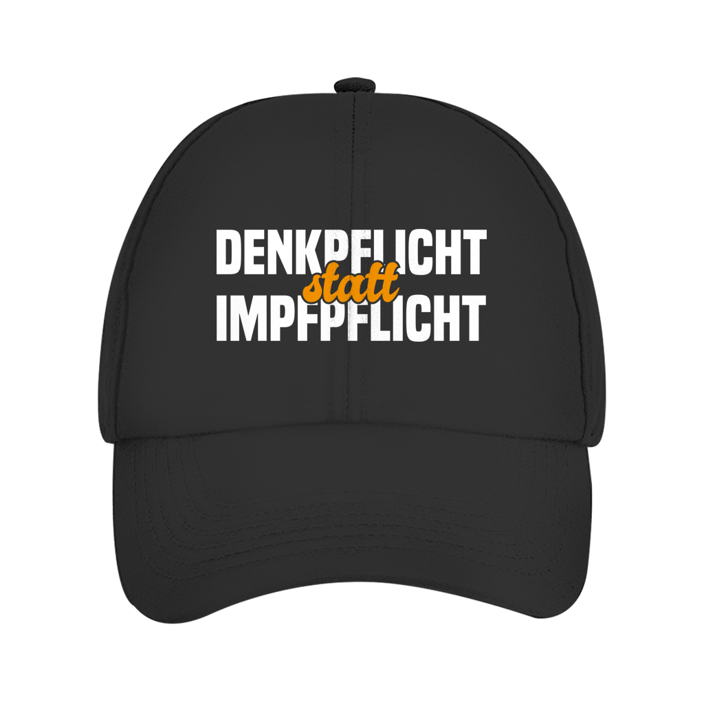 Dad Cap Denkpflicht statt Impfpflicht