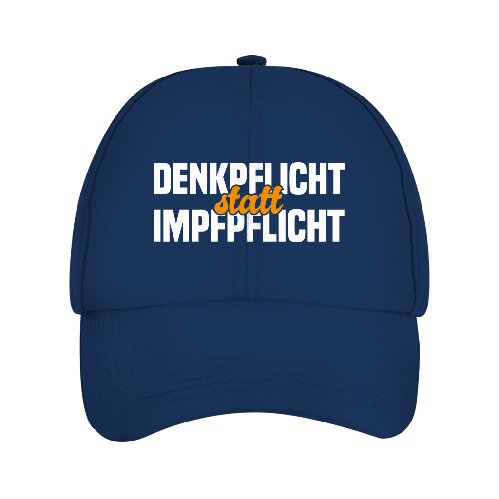 Dad Cap Denkpflicht statt Impfpflicht
