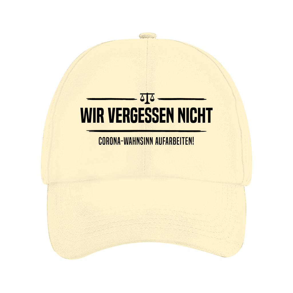 Dad Cap Wir vergessen nicht - Corona-Wahnsinn aufarbeiten!