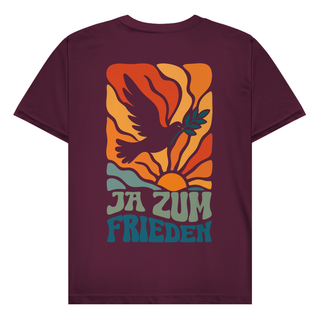 Herren T-Shirt Ja zum Frieden