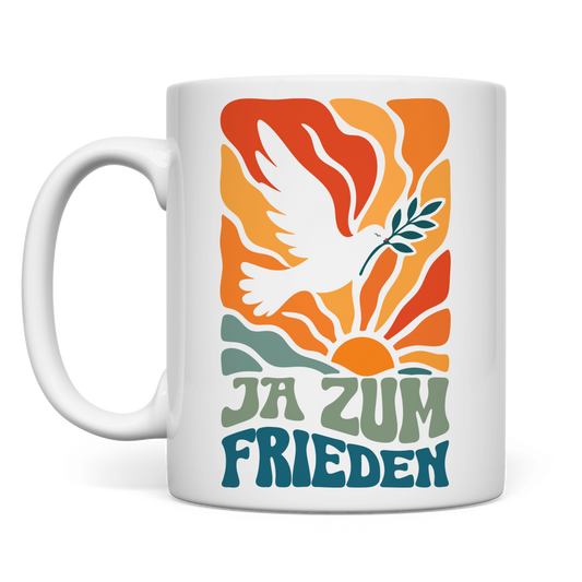 Tasse Ja zum Frieden