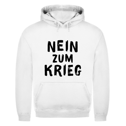 Herren Hoodie Nein zum Krieg