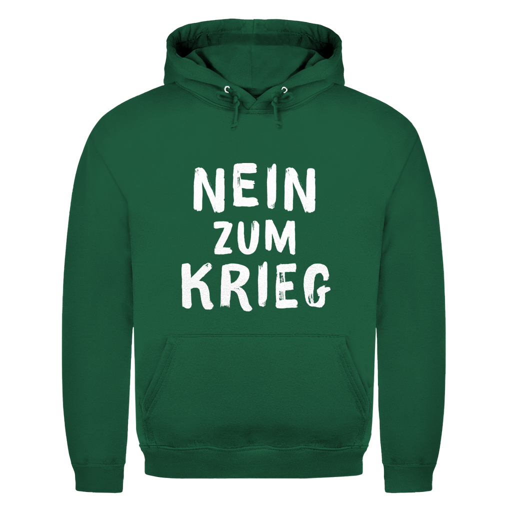 Herren Hoodie Nein zum Krieg