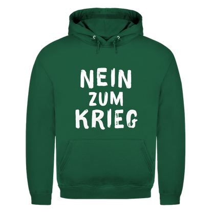 Herren Hoodie Nein zum Krieg