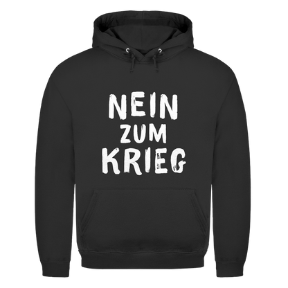 Herren Hoodie Nein zum Krieg