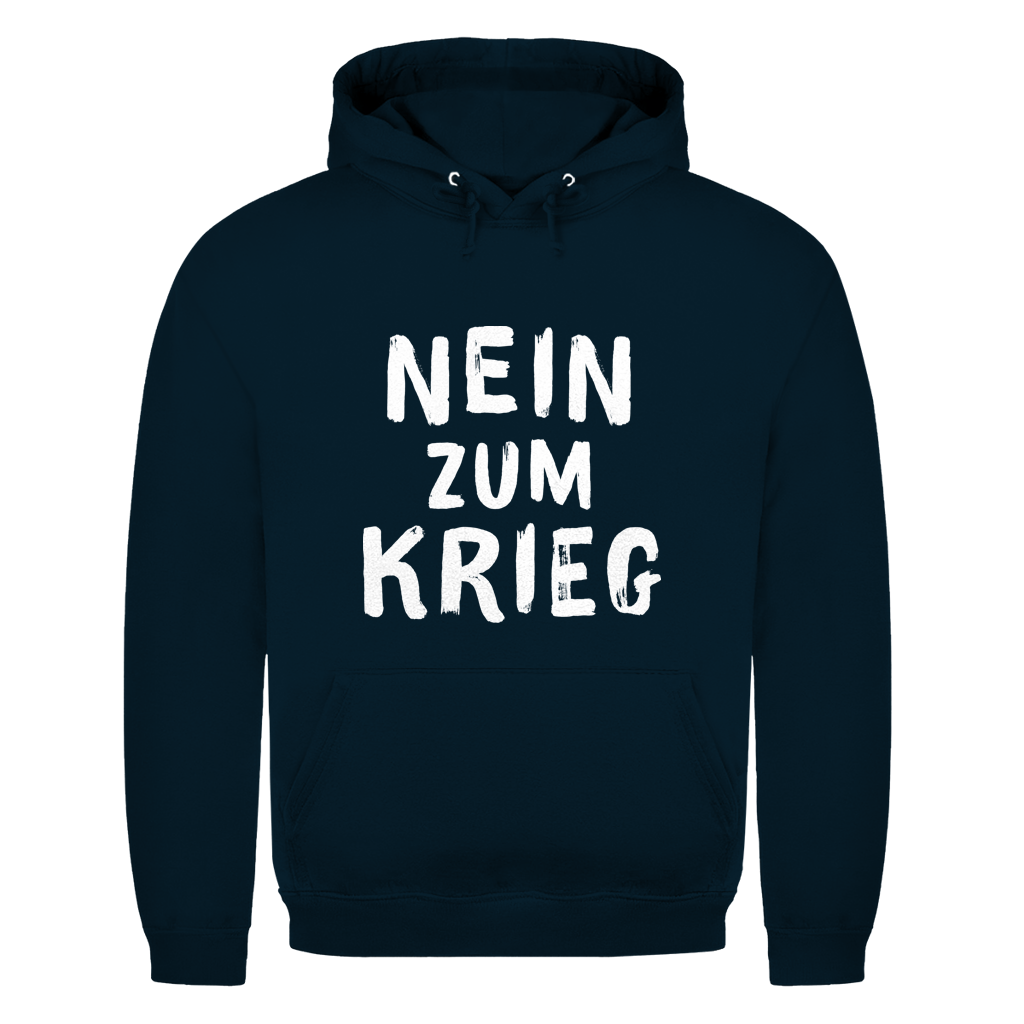 Herren Hoodie Nein zum Krieg