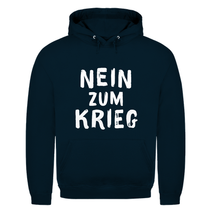 Herren Hoodie Nein zum Krieg