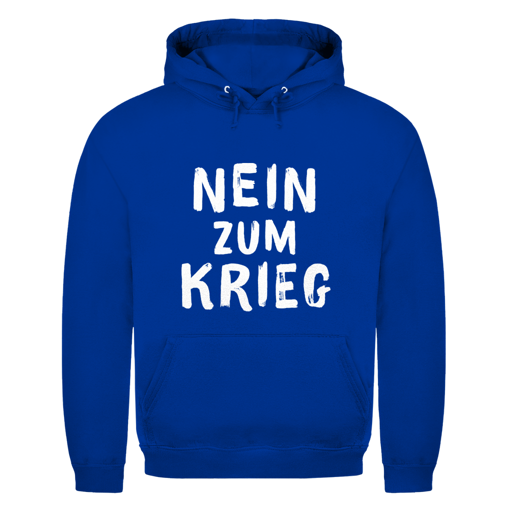 Herren Hoodie Nein zum Krieg