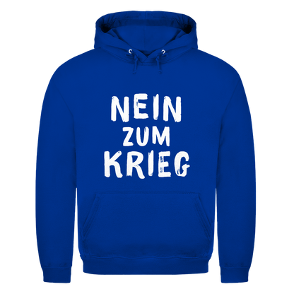 Herren Hoodie Nein zum Krieg