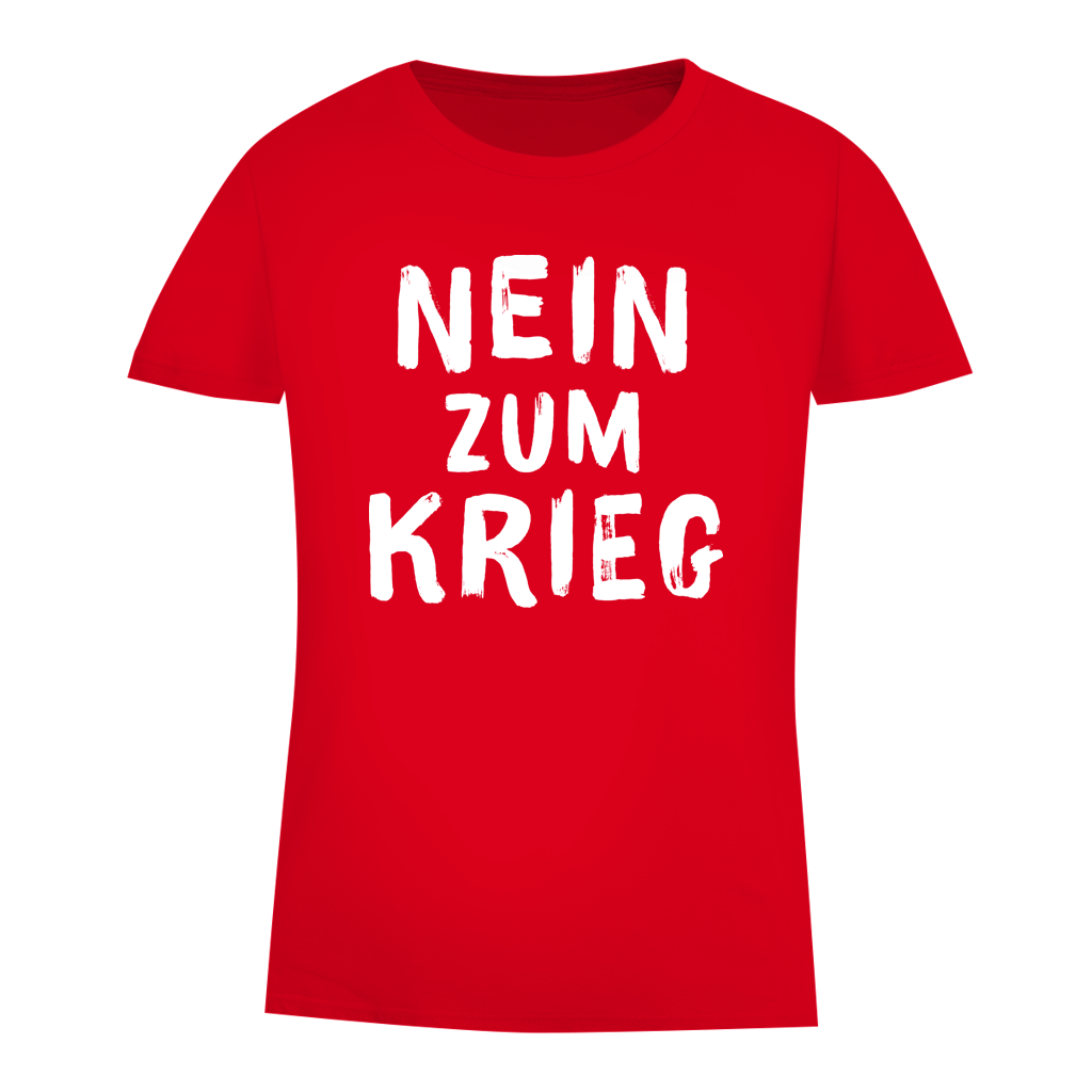 Damen Premium Bio T-Shirt Nein zum Krieg