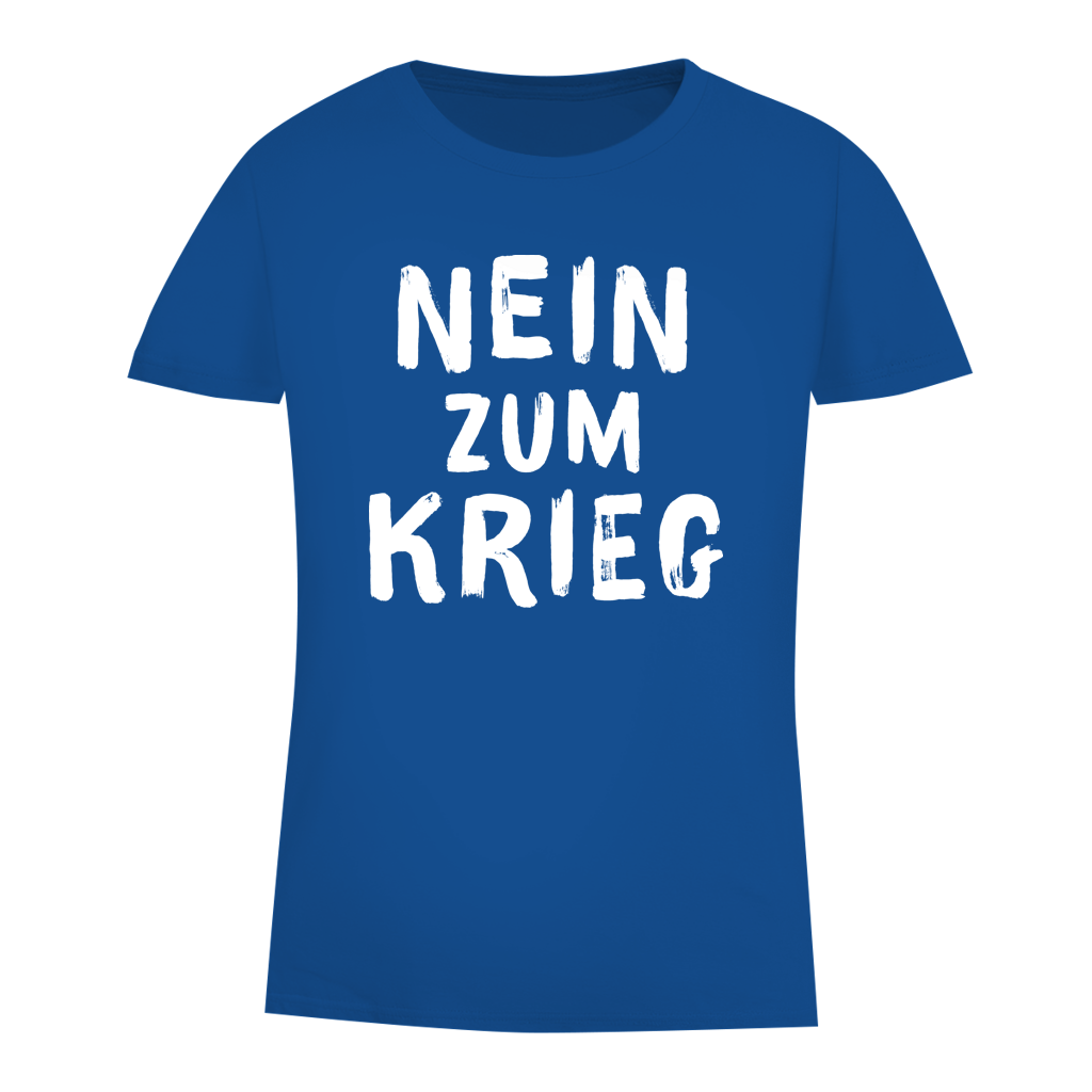 Damen Premium Bio T-Shirt Nein zum Krieg
