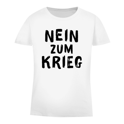 Damen Premium Bio T-Shirt Nein zum Krieg