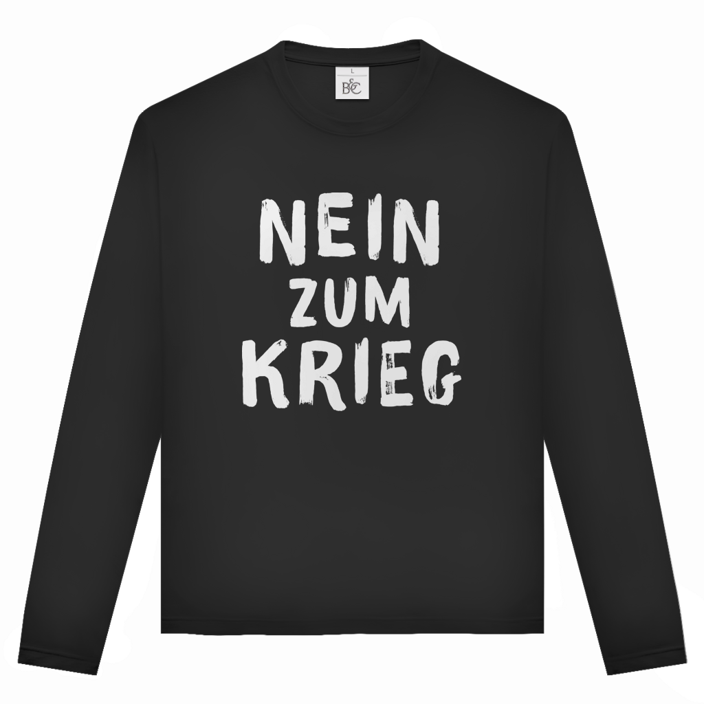Unisex Langarmshirt Nein zum Krieg