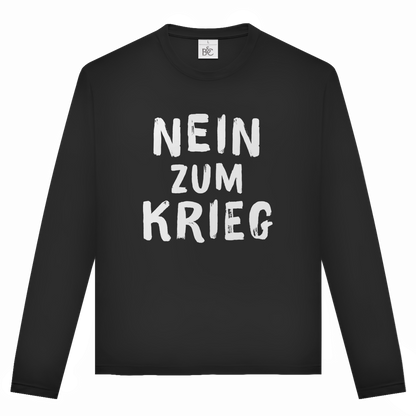 Unisex Langarmshirt Nein zum Krieg
