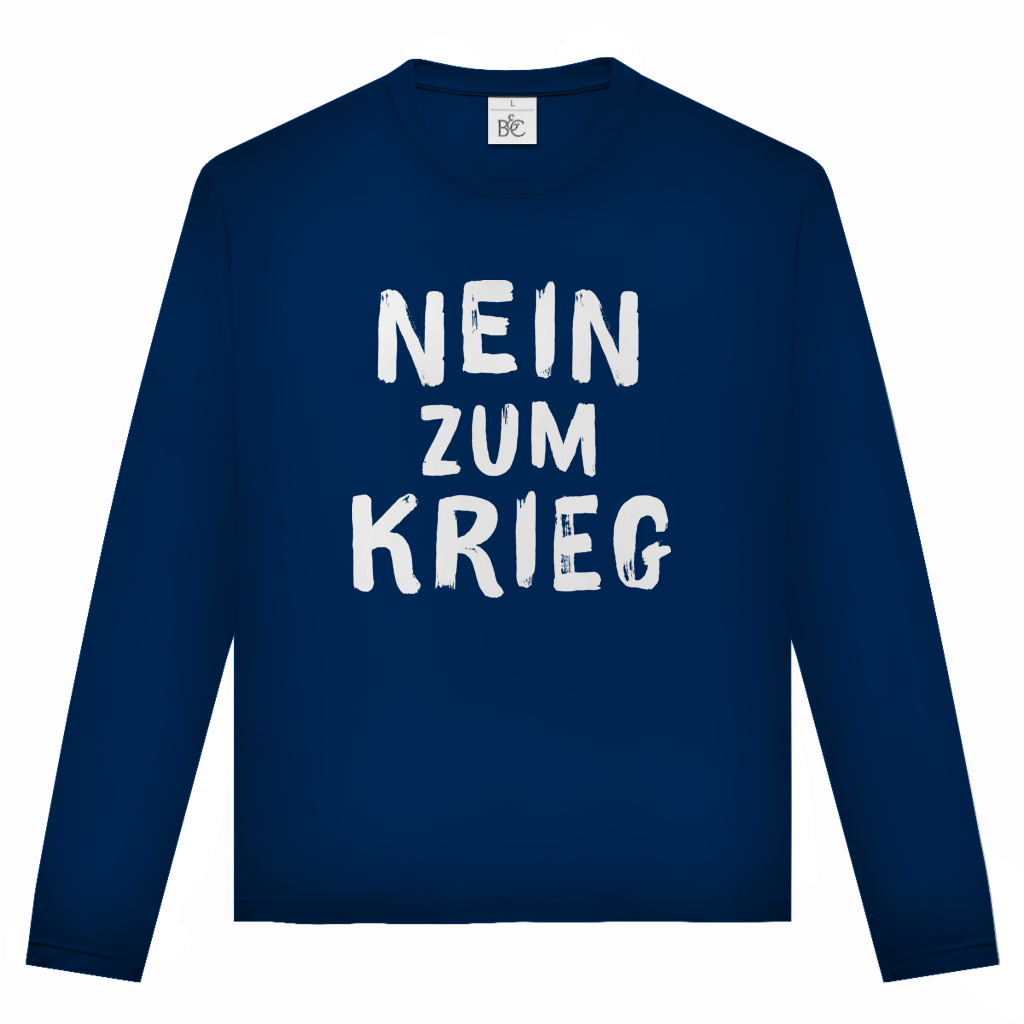 Unisex Langarmshirt Nein zum Krieg