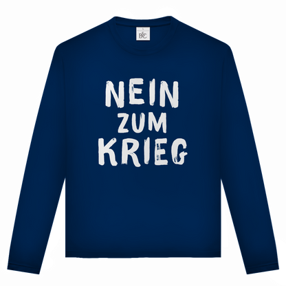 Unisex Langarmshirt Nein zum Krieg