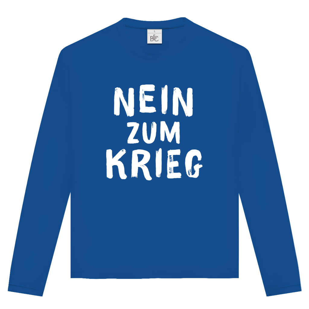 Unisex Langarmshirt Nein zum Krieg