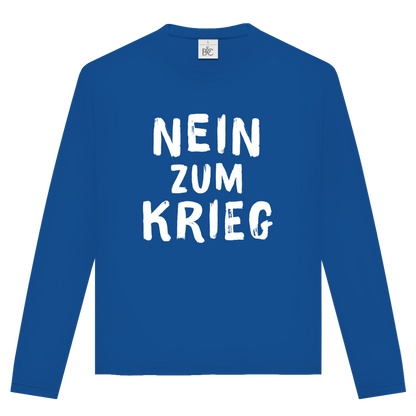 Unisex Langarmshirt Nein zum Krieg