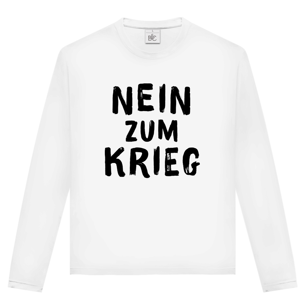Unisex Langarmshirt Nein zum Krieg