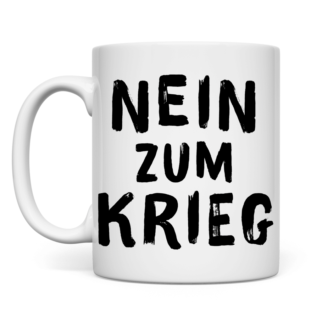 Tasse Nein zum Krieg