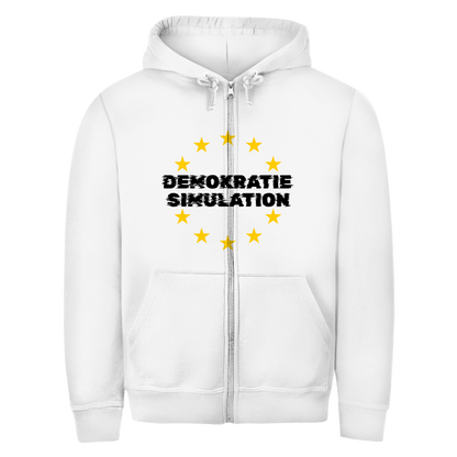 Herren Zipper Hoodie EU-Demokratiesimulation
