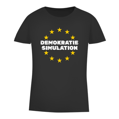 Damen Premium Bio T-Shirt EU-Demokratiesimulation