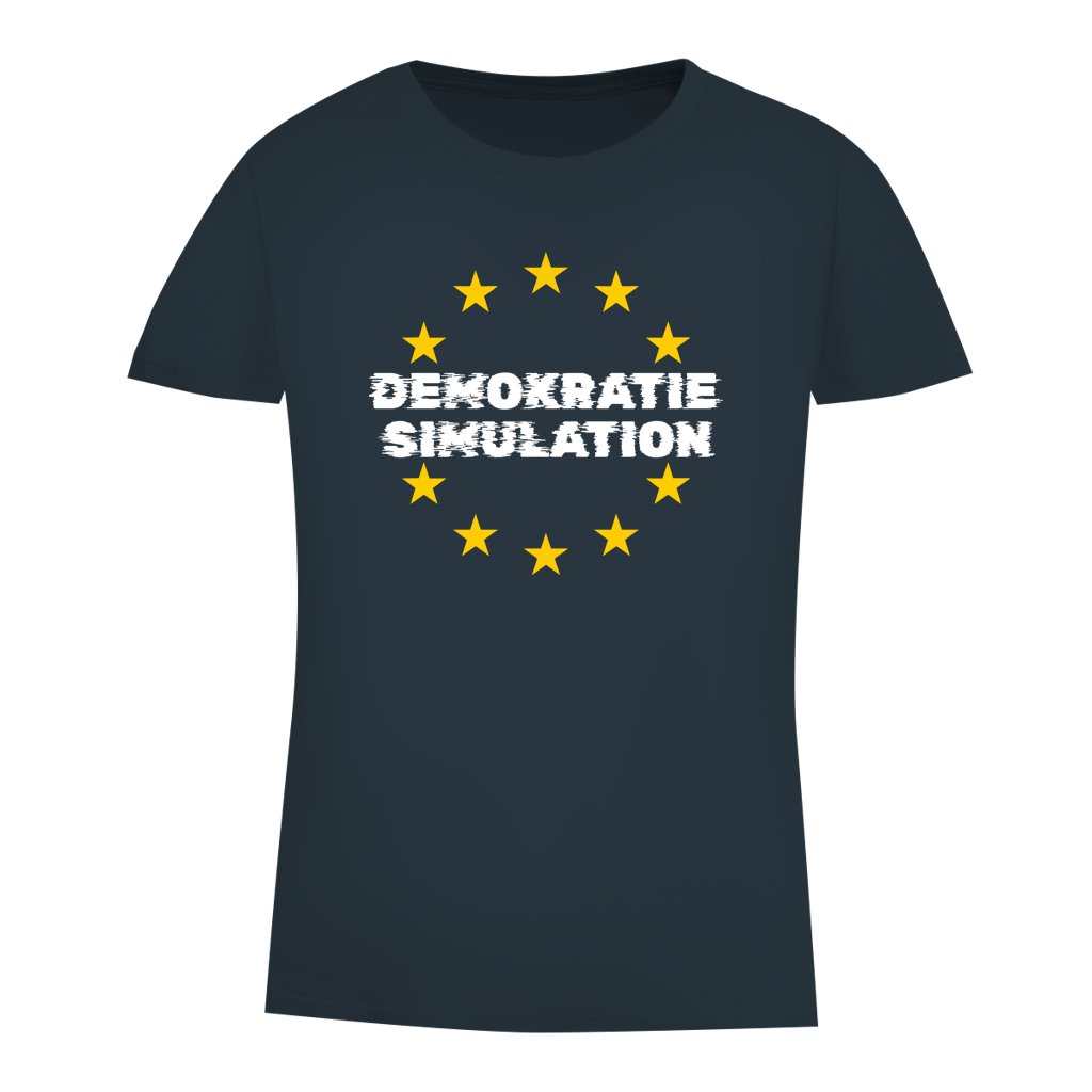 Damen Premium Bio T-Shirt EU-Demokratiesimulation