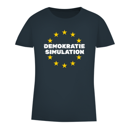 Damen Premium Bio T-Shirt EU-Demokratiesimulation