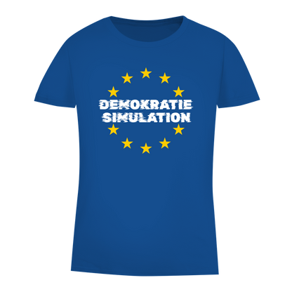 Damen Premium Bio T-Shirt EU-Demokratiesimulation