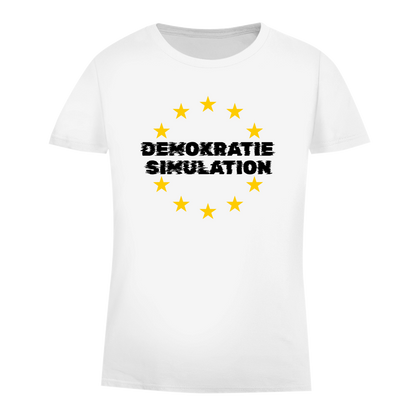 Damen Premium Bio T-Shirt EU-Demokratiesimulation