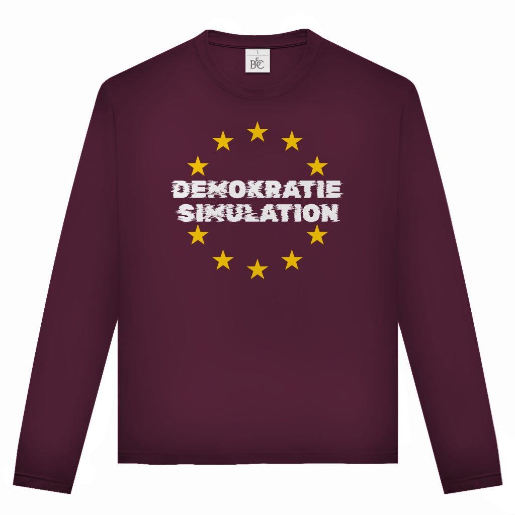 Unisex Langarmshirt EU-Demokratiesimulation