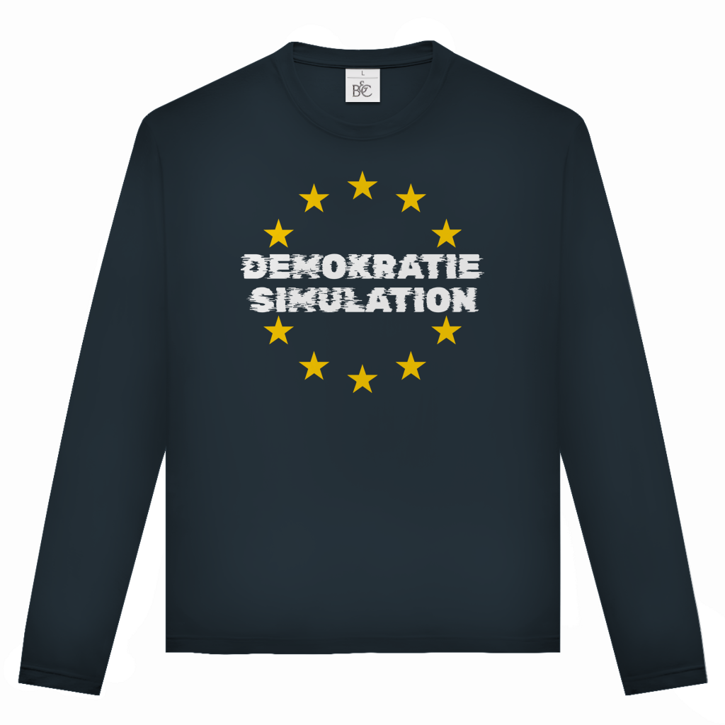 Unisex Langarmshirt EU-Demokratiesimulation