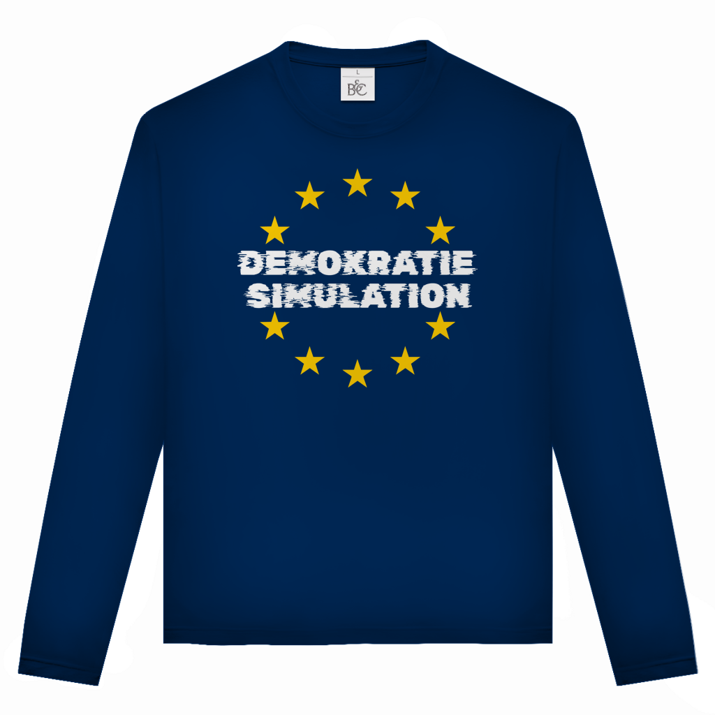 Unisex Langarmshirt EU-Demokratiesimulation
