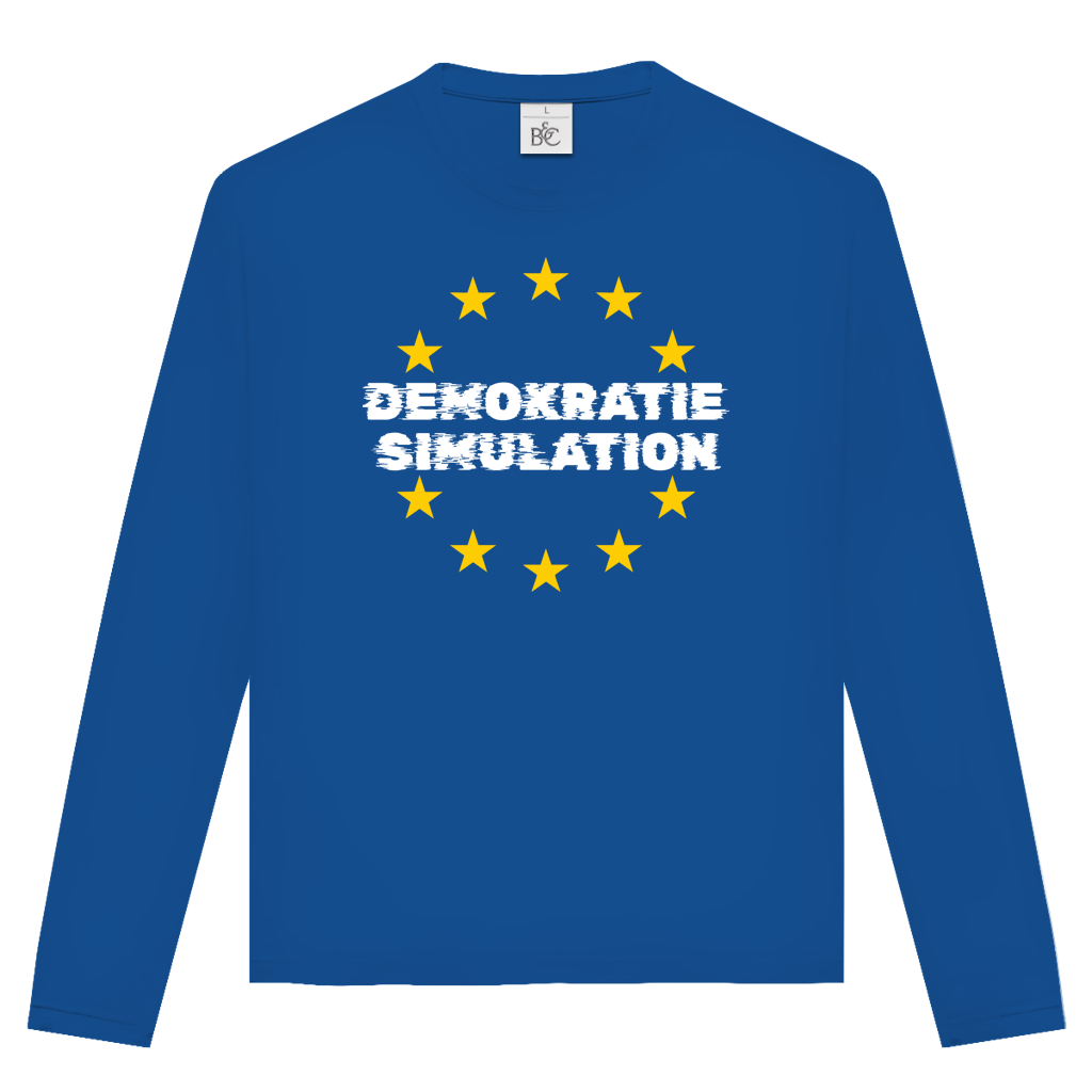 Unisex Langarmshirt EU-Demokratiesimulation
